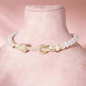 Charm Armbänder TIRIM Perlen Choker für Frauen Farbe Naturstein Halskette Alltagskleidung Zeremonie Verlobung Cocktailparty Schmuck Zubehör 230508