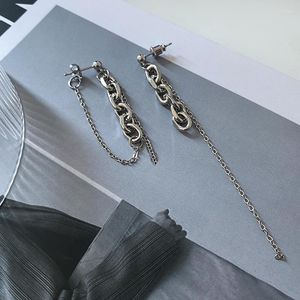 Ohrstecker Cool Persönlichkeit Asymmetrische Kette Lang Für Frauen 2023 Trend Mode Koreanischen Stil Quaste Schmuck Mädchen