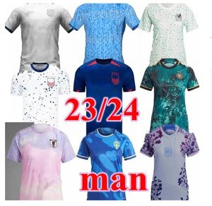 2023 MANNEN VOETBAL JIENS USAS Wereldbekers Argentinas Mexico Japan Colombia Spanje Duitsland Home Away 23 24 Jersey Football Shirts Lady Sets