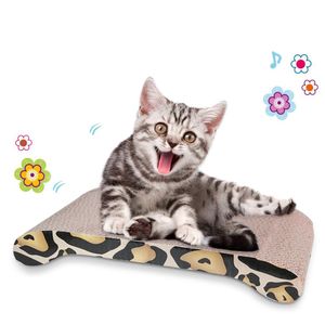 Scratcher Cat Scratch Board Lounge Nagel Schaber Scratch Pad Haustier Sofa Bett Katze Betten Wellpappe Spielzeug Für Katze Scratcher