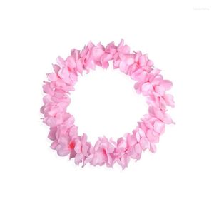 Dekorativa blommor 50 st Beach Tropical Wreath Hawaiian Leis Festival Garland Party Decorations Wedding Supplies Lin4026