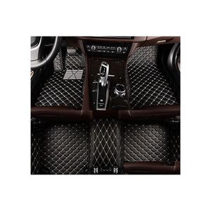 Floor Mats Carpets Custom Fit Car Specific Waterproof Pu Leather With Eco Friendly Material For Vast Of Model Interior Accossory D Dhfir
