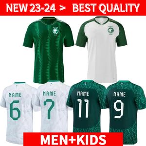 2324 Maglie da calcio Arabia Saudita 2023 Calcio FIRAS SALEM SULTAN YASIR Camicie maglie ragno Uomo Bambini Kit Uniformi 22 23 24 Squadra nazionale