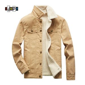 Jackets masculinos IDOPY Mens Winter Winter Fleece