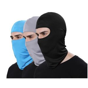 Bandanas Fashion Cycling Clava fl er Face Motorcycle Mask Men Hat Lycra Ski Neck Summer UV Protection Uni Drop Delivery Accessories DHW9K