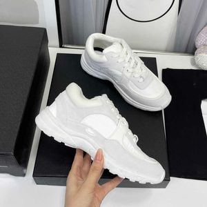7A Best quality Luxury Designer Running Shoes Channel Sneakers Women Lace-Up Sports Shoe Casual Trainers Classic Sneaker Woman Ccity fdff