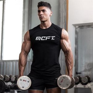 Mens Tank Tops Workout Cotton Clothing Gym Top Brand Casual Training Fitness Singlets Fashion Sleeveless Running Underhirt 230509