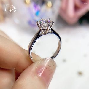 Cluster Rings Dodo Simple For Women 925 Silver 1Ct Cubic Zirconia Bridal Wedding Engagement Trendy Jewelry Ladies Anillos Mujer D522