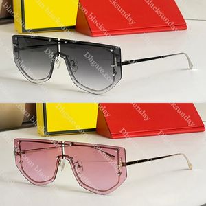 Óculos de sol para proteção para os olhos Óculos de sol Designer para mulheres grandes óculos de sol HD Lentes de gradiente Lentes de diamante Design de luxo