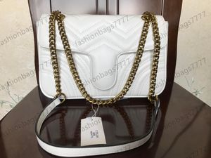 Высококачественные дизайнерские сумочки Женщины G Wave Pattern Chep Bag Beald Bag Cute Crownbody Ladies Tote Mag Сумка