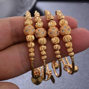 Modische afrikanische Äthiopien-Art- und Weisekorn-Bell-Troddel-Armbänder des Armband-4PCS/lot für Baby-Mädchen-Luxuskind-Geschenk-unsichtbare Einstellungs-Schmucksachen