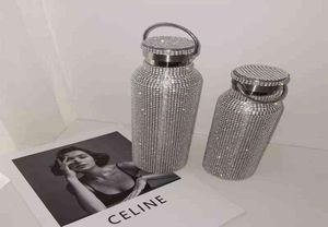 Diamond Thermos-Isolierflasche Bling Water Edelstahlflasche Sparkling Large Insulated Coffee Mug 2111055987635