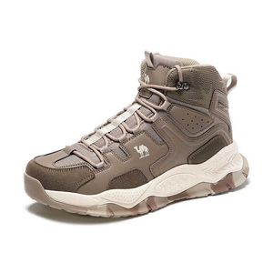 Hiking Footwear Golden camel outdoor walking shoes man waterproof anti-slip wear resistant desert boots high quality sports running training P230510