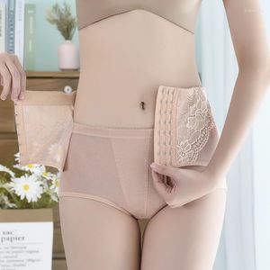 Women's Shapers Women talia Wysoka talia poporodowa piersi płaski żołądek splotków odchudzanie Shapewear koronkowy tunik