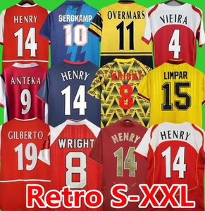 2002 2005 2006 HENRY BERGKAMP RETRO Soccer Jerseys 05 06 91 93 94 95 96 97 98 99 V. PERSIE VIEIRA MERSON ADAMS Football Shirt Long Sleeve Uniforms