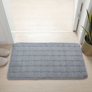 Mat Bathroom carpet Entrance foot pad Bedroom doormat Memory cotton material Rapid water absorption and rebound 40*60cm 50*80cm Rugs