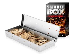 Барбекю инструменты аксессуары для курильщика коробки для дерева для крытого дерева на открытом воздухе угля