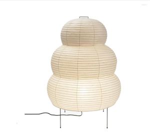 Tischlampen Japanische Wabi-Sabi Stativ Stehlampe Schlafzimmer Nacht Wohnzimmer Esszimmer Arbeitszimmer Loft Dekor Schreibtisch Licht Weißes Reispapier