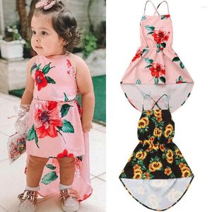 Mädchenkleider CitgeeSummer Flower Kids Baby Dress Backless Party Pageant Strap Sommerkleid 1-6Y