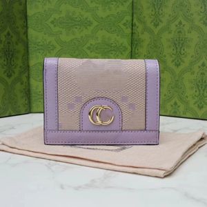 Дизайнерский короткий кошелек Classic Multifunctional Card Bag Высококачественный кожаный кошелек для монет мужчина и тот же модный бренд кошелек с коробкой