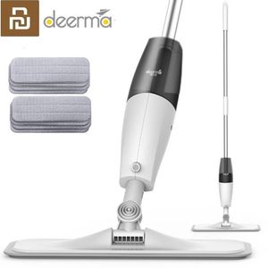 MOPS Original Deerma Water Spray Mop 360 Rotating Handheld Home Cleaning Flat Mop Compleder Gopping Gust Cleaner 230510