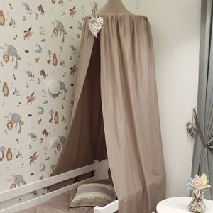 Rede de berço estilo nórdico Princesa Cotton Kids Baby Bed Room Canopy Mosquito Rede Curta