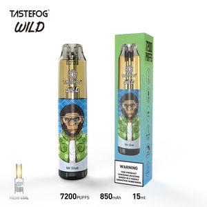 TAIDEFOG WILD 7000 PUFFS Disponibla Vape Pod med 10 smaker i lager