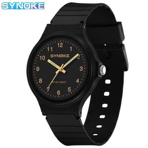 Нарученные часы модные дамы студенты Quartz Watch Thin Simple Dial Watch для экзамена Synoke 2023 Girls Gird Gift Watchwrist