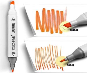 Marcadores de mangá desenhando 168 álcool Feel Brush Pen Pen Art Supplies 168 80 40 40 30 Cores 211025331L4059437