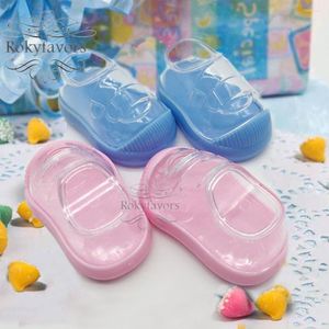 Gift Wrap 12PCS Acrylic Baby Booties Candy Box Shower Kids Party Reception Table Sweet Decors Birthday Event Holder Ideas