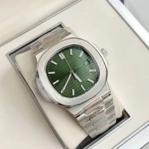 5711 AAA 3A Orologi di qualità 40mm Uomo Vetro zaffiro Oystersteel Con confezione regalo Orologio meccanico automatico Jason007 01-1