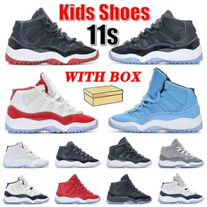 Kids Baby Youth Children 11 11s Basketball Shoes Girls Wmns Youth toddler infants Baby xi Designer Cool Grey Space Jams Sports Trainers size 7c-11c-3Y Eur sz 22-35