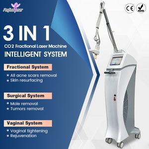 Face skincare CO2 laser treatment fractional laser CO2 surgical system tumors removal fractional CO2 laser machine skin resurfacing for spa 2 years warranty
