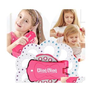 Beauty Fashion 360 Gems Kit Bling Deluxe Set Playing House Toy Makeup Spela Glass Crystal Diamonds Art Decoration Diy Girls Hair de Dhpon