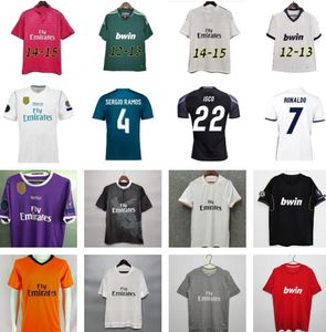 2011 2012 2013 2014 2015 2016 2017 Benzema Ronaldo Soccer Jerseys 10 12 13 14 15 16 17 18 18レアリックレトロフットボールシャツSergio Ramos Kaka Marcelo Bale