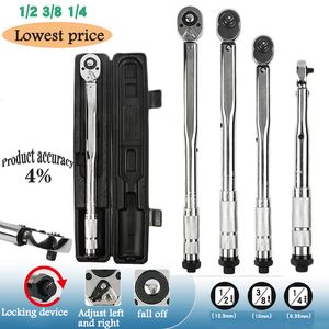 Chiave elettrica 1/4'' 3/8'' 1/2'' Square Drive Torque Two Way To Accuratamente Meccanismo Utensile manuale Spanner Meter Preset Ratche 230510