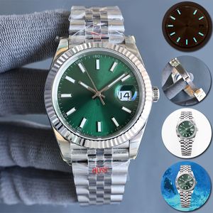 With diamond Date Mens watch sapphire mirror 41mm automatic 2813 Movement 36mm ladies fashion watches 904L stainless steel strap rolej waterproof Wristwatches