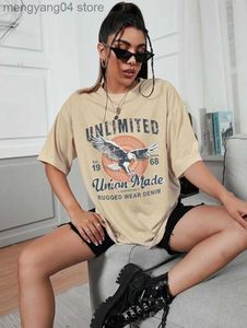 Koszulka kobiet Unlimited Union Made 1968 Tee Vintage Grunge Casual Funny Women T Shirt HARAJUU HIPSER UNISEX TOPS RETRO STYNY Ubrania T230510