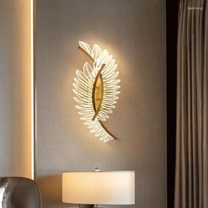 Wall Lamps Black Sconce Modern Crystal Nicho De Parede Merdiven Bed Head Lamp Bedroom Lights Decoration Led Mount Light