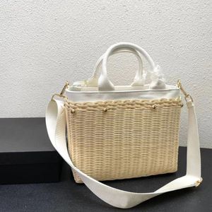 Tasarımcı Çanta Moda Vintage Straw Bags Alışveriş Kabaları Yüksek Kaliteli Toptan Yaz Lüks Plaj Çanta Seyahat Büyük Kapasite Çantaları Kadın Çantalar