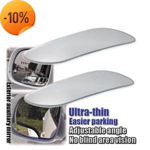 New 2pcs Car 360 Degree Blind Spot glass Mirror auto accessories Wide Angle long bar convex Side Blindspot Rearview Parking Mirror