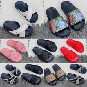 Kids Slides Boys Girls Slippers Floral Bloom Casual Beach Shoes Children Letters Printed Platform Rubber Sandals Luxurys Brand Youth Toddler Outdoor S R2lb#