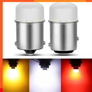 Nuovo 1 PZ P21 / 5W Ba15S 1156 Lampadina LED PY21W BAY15D 1157 Indicatore di direzione 12V 7000K Bianco Super Bright Car Retromarcia Frenata Lampadine ambra