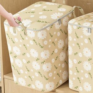 Storage Bags Quilt Bag Large Capacity Closet Clothes Pillow Sweater Holder Water-proof Cotton Toys Sundries Organizer