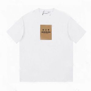 21ss Designer Tide T-shirts Poitrine Lettre Imprimé Laminé Manches Courtes High Street Petite épaule gauche grande chemise d'édition Lettre Tops été Top Vente Col rond 5XL