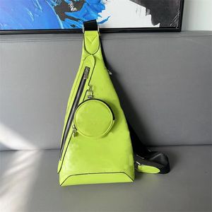 Bolsa masculina 2 peças Bolsas transversais Bolsas de peito mensageiro Bolsas transversais Bolsas de ombro unissex Bolsas de mão de grife