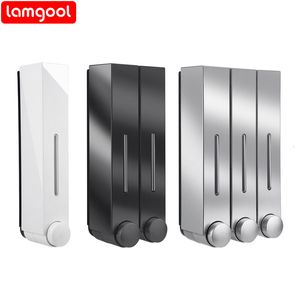 Liquid Soap Dispenser Lamgool 420ML Wall Mounted Shower Gel Detergent for Bathroom Accessories DropShip 230510