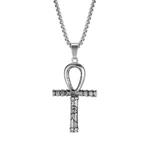 Texto da Bíblia Cristã vintage Aço inoxidável colar de aço punk Moda punk Amulet Men's Chain Colar Jewelry Gift 113649171