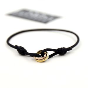 new arrivals charm cuff bracelets 3 circle together strap bangle for women and men