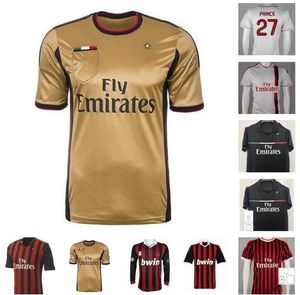 2009 2010 2011 2012 AC Milans Retro Soccer Jerseys Vintage Football Shirt 09 10 11 12 13 14 Classic AC Maglia Da Calcio Maldini Inzaghi Ibrahimovi